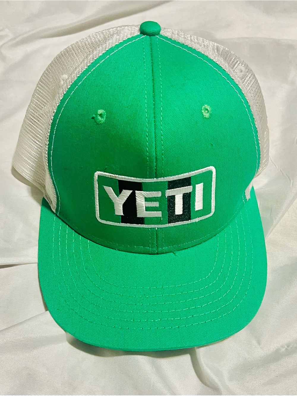 Yeti Bright Green Promo SnapBack Trucker Hat